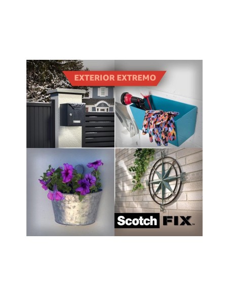 SOPORTE ADH.CINTAS SCOTCHDOBLE CARA SUPERRESISTENTE ROLLO 19 MM X 1.5