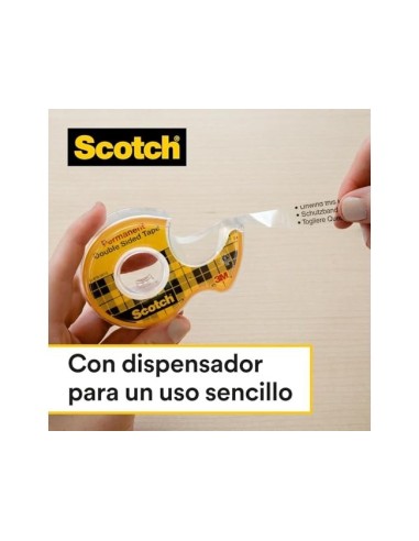 CINTA ADH. SCOTCH DOS CARAS 33X19 MM