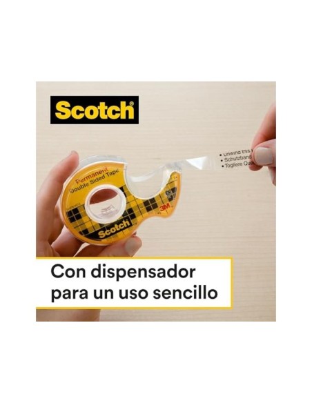 CINTA ADH. SCOTCH DOS CARAS 33X19 MM