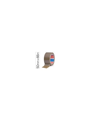 CINTA EMBALAR ADH. TESA PVC COLOR MARRON 66MTSX50MM