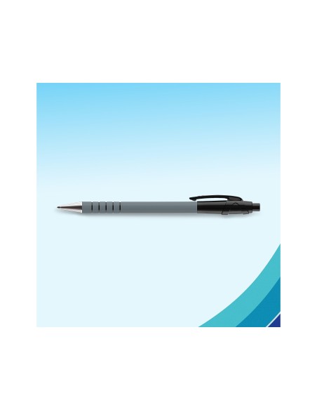 BOLIGRAFO FLEXGRIP RETR.NEGRO