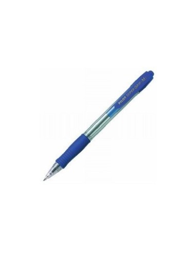 BOLIGRAFO PILOT SUPER GRIP AZUL RETR.SUJECION CAUCHO BASE ACEITE