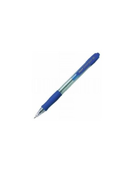 BOLIGRAFO PILOT SUPER GRIP AZUL RETR.SUJECION CAUCHO BASE ACEITE