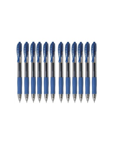 BOLIGRAFO PILOT G-2 AZUL TINTA GEL RETR.-SUJECION CAUCHO