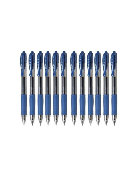 BOLIGRAFO PILOT G-2 NEGRO TINTA GEL RETR.-SUJECION CAUCHO