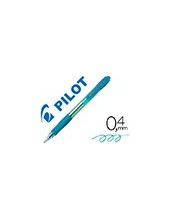 BOLIGRAFO PILOT SUPER GRIP CELESTE RETR.-SUJECION CAUCHO BASE ACEITE 2