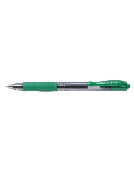 BOLIGRAFO PILOT G-2 VER TINTA GEL RETR.-SUJECION CAUCHO