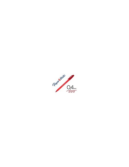 BOLIGRAFO PAPER MATE INKJOY 100 PUNTA MEDIA TRAZO 1MM ROJO