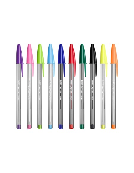 BOLIGRAFO BIC CRISTAL LARGE FASHION CAJAS 20 UNIDADES COL.ES SURTIDOS