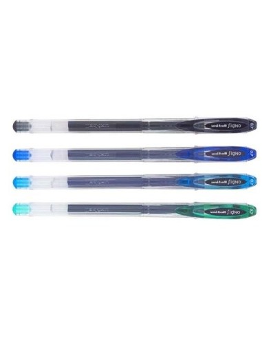BOLIGRAFO UNI BALL UM-120 SIGNO 0,7 MM TINTA GEL ESTUCHE 8 COL