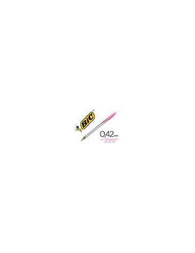 BOLIGRAFO BIC CRISTAL LARGE FASHION ROSA PUNTA 1,6 MM