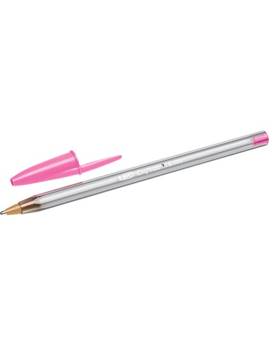 BOLIGRAFO BIC CRISTAL LARGE FASHION ROSA PUNTA 1,6 MM