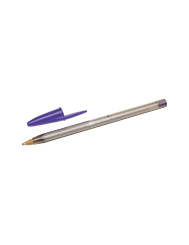 BOLIGRAFO BIC CRISTAL LARGE FASHION MORADO PUNTA 1,6 MM