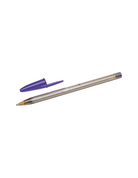 BOLIGRAFO BIC CRISTAL LARGE FASHION MORADO PUNTA 1,6 MM