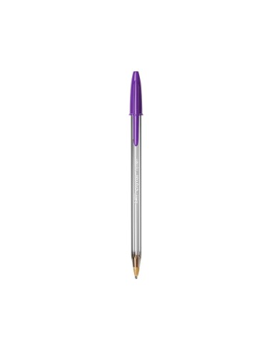 BOLIGRAFO BIC CRISTAL LARGE FASHION MORADO PUNTA 1,6 MM