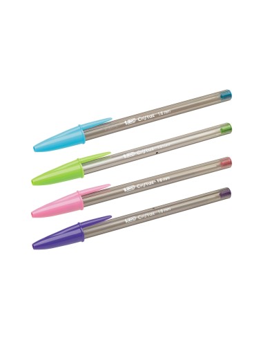 BOLIGRAFO BIC CRISTAL LARGE FASHION MORADO PUNTA 1,6 MM