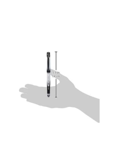ROTULADOR PILOT ROLLER V-BALL GRIP NEGRO 05 MM