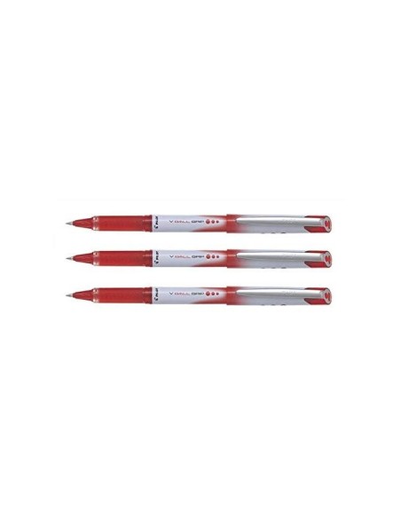 ROTULADOR PILOT ROLLER V-BALL GRIP ROJO 05 MM
