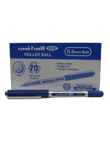 ROTULADOR UNI-BALL ROLLER UB-150 MICRO EYE AZUL 0.5 MM UD.