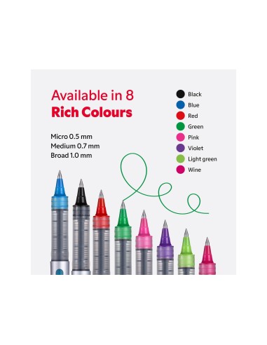 ROTULADOR UNI-BALL ROLLER UB-150 MICRO EYE ROJO 0,5 MM UD.