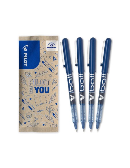 ROTULADOR PILOT PUNTA AGUJA V-7 AZUL 0.7 MM