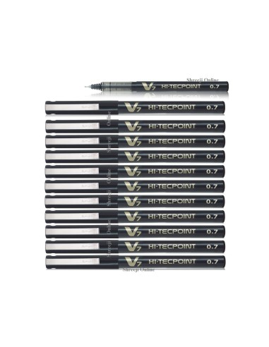 ROTULADOR PILOT PUNTA AGUJA V-7 NEGRO 0.7 MM