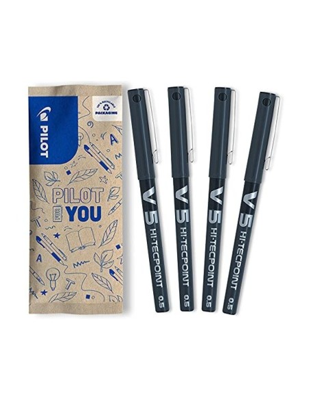 ROTULADOR PILOT PUNTA AGUJA V-5 GRIP NEGRO 0.5 MM