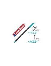 ROTULADOR EDDING PUNTA FIBRA 1200 AZUL TURQUESA N.14 PUNTA RED.0.5 MM 2