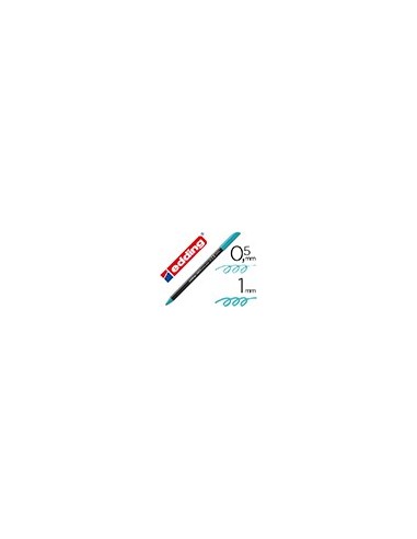 ROTULADOR EDDING PUNTA FIBRA 1200 AZUL TURQUESA N.14 PUNTA RED.0.5 MM