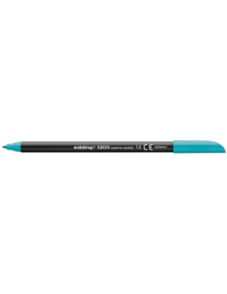 ROTULADOR EDDING PUNTA FIBRA 1200 AZUL TURQUESA N.14 PUNTA RED.0.5 MM