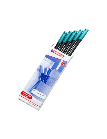 ROTULADOR EDDING PUNTA FIBRA 1200 AZUL TURQUESA N.14 PUNTA RED.0.5 MM