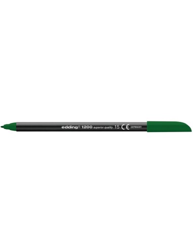 ROTULADOR EDDING PUNTA FIBRA 1200 VER OLIVA N.15 PUNTA RED.0.5 MM