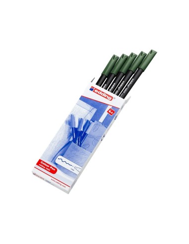 ROTULADOR EDDING PUNTA FIBRA 1200 VER OLIVA N.15 PUNTA RED.0.5 MM