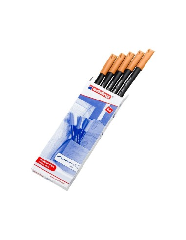 ROTULADOR EDDING PUNTA FIBRA 1200 NARANJA CLARO N.16 PUNTA RED.0.5 MM