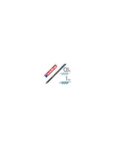 ROTULADOR EDDING PUNTA FIBRA 1200 AZUL ACERO N.17 PUNTA RED.0.5 MM