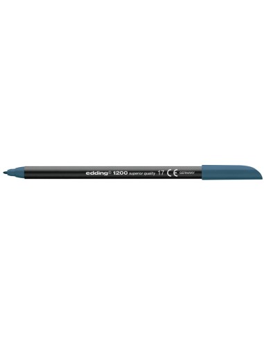 ROTULADOR EDDING PUNTA FIBRA 1200 AZUL ACERO N.17 PUNTA RED.0.5 MM