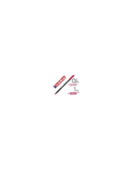 ROTULADOR EDDING PUNTA FIBRA 1200 CARMIN N. 19 PUNTA RED.0.5 MM