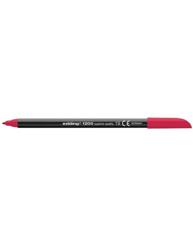 ROTULADOR EDDING PUNTA FIBRA 1200 CARMIN N. 19 PUNTA RED.0.5 MM