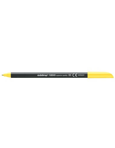 ROTULADOR EDDING PUNTA FIBRA 1200 AMARILLO NEON N.65 PUNTA FIBRA 0,4