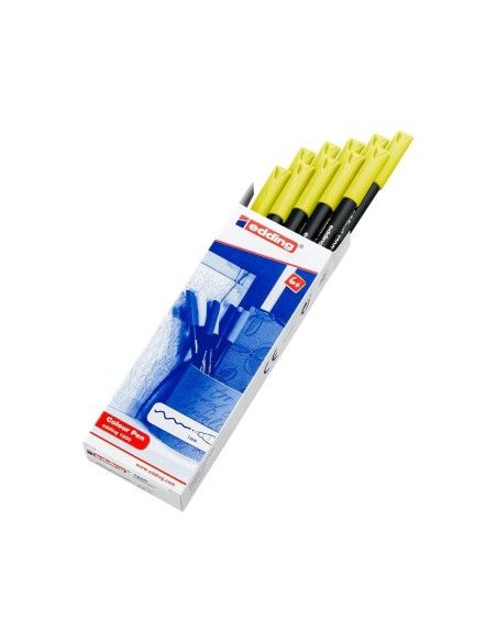 ROTULADOR EDDING PUNTA FIBRA 1200 AMARILLO NEON N.65 PUNTA FIBRA 0,4