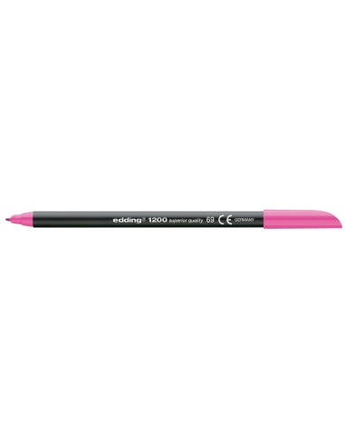 ROTULADOR EDDING PUNTA FIBRA 1200 ROSA NEON N.69 PUNTA FIBRA 0,5 MM