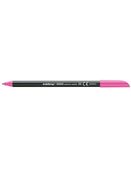 ROTULADOR EDDING PUNTA FIBRA 1200 ROSA NEON N.69 PUNTA FIBRA 0,5 MM