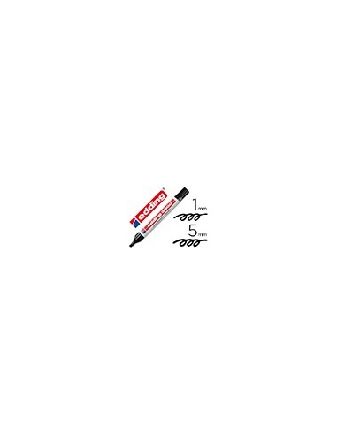 ROTULADOR EDDING MARCADOR 3300 N.1 NEGRO PUNTA BISELADA