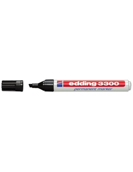 ROTULADOR EDDING MARCADOR 3300 N.1 NEGRO PUNTA BISELADA