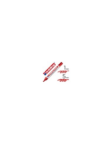ROTULADOR EDDING MARCADOR 3300 N.2 ROJO PUNTA BISELADA