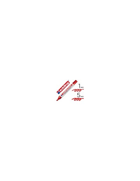 ROTULADOR EDDING MARCADOR 3300 N.2 ROJO PUNTA BISELADA