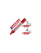 ROTULADOR EDDING PUNTA FIBRA PERM.550 ROJO N.2 PUNTA RED. 2