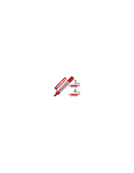 ROTULADOR EDDING PUNTA FIBRA PERM.550 ROJO N.2 PUNTA RED.