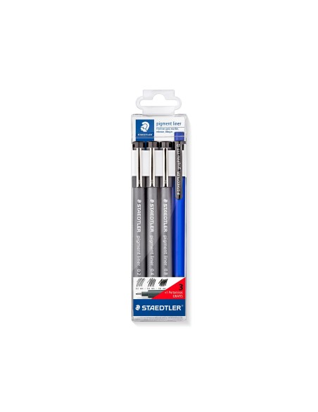 ROTULADOR STAEDTLER MICRO NG.BOLSA 3UD.0,2 -0,4- 0,8MM+PORTAMINAS 777