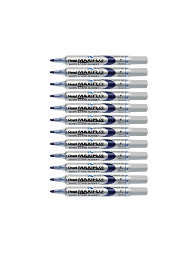 ROTULADOR MAXIFLO PENTEL PIZARRA BLANCA COLOR AZUL